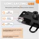 FieryRed 2" Hitch Receiver Compatible with 2019-2024 Dodge Ram 1500 Newbody, Class 3 Rear Trailer Tow Hitch with Bolts, Anti-Rust Gloss Powder Coat, Black