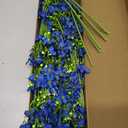 Artificial Flowers 8PCS Silk Flowers with Long Stems, Fake Flowers Bulk Fake Babys Breath, Royal Blue Flowers for Tall Vase Outdoor Garden Wedding Party Home Table Centerpiece