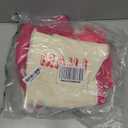 Sunnymove 3 Pcs Empty Mahjong Canvas Bag Gift Embroidered American Mahjong Set Incl Tiles Bag and Racks & Pushers Drawstring Bags(Pink)