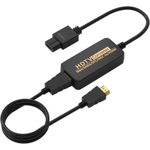 Hisewen N64 to HDMI Converter, Gamecube hdmi Adapter, HDMI Cable for Nintendo 64/ Gamecube/SNES/SFC/NGC