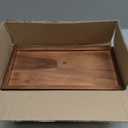 Ironwood Gourmet Rectangular Vauxhall Double Tea Box, Acacia Wood,Brown, 10 Compartment