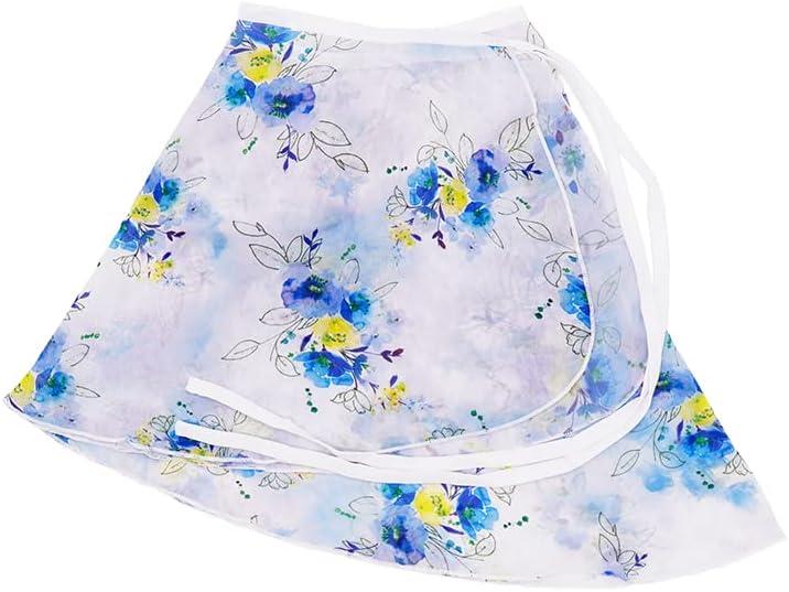 2 x DanceForma Flowers Pattern Ballet Chiffon Wrap Skirts Skwodico WSK2212 (One Size)