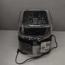 GreenPan Clearview Extra Large 7QT Air Fryer, 360° Clear Window, PFAS-Free Ceramic Nonstick Drawer and Tray, Heat to 400°F, 13-Presets, Shake Reminder, Keep Warm, Delay Start, Dishwasher Safe Parts (Black)