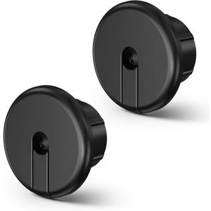 XLTTYWL Wall Bushing for Starlink Dishy Ethernet Cable, 1-Inch Star Link Cable Routing Kit Wall Hole Feed-Through Cables Bushing for Starlink Ethernet Adapter Grommet Holes (Black, 2 Pack)