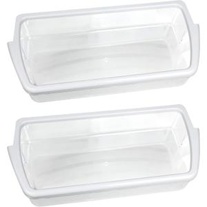 [2 PACK]W10321304 Refrigerator Door Shelf Replacement Compatible with Whirlpool Fridge Door Bin WRS325FDAM01, WRS325FDAM02, WRS325FDAM04, ED5FVGXWS07 - Replace WPW10321304,AP6019471, 2179574, 2179575