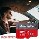 5-Star 1 TB Micro SD High Speed Memory Card for Car Navigation,Smartphone,Portable Gaming Devices,Camera and Drone