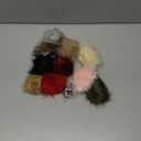 Boao 10 Pieces Faux Fur Fluffy Pompom Balls for Knitted Hats Fur Fluffy Pompom Ball with Removable Press Button for Detachable Knit Hats Clothing Accessories(10 Color)