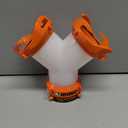 Camco RhinoFLEX Camper/RV Wye Sewer Hose Fitting | Features 360-Degree Swivel Ends & Built-In Gaskets for Odor Tight Connection | Allows for 2 Sewer Hoses to Connect to the Same Dump Station (39812),