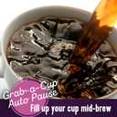 Mr. Coffee Black Coffee Maker, 12 Cups, with Auto Pause and Glass Carafe, Perfect for Home and Office Use, Black
