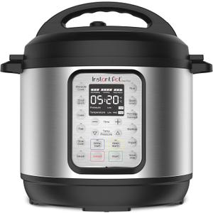 Instant Pot Duo Plus 9-in-1 Multicooker, Pressure Cooker, Slow Cook, Rice Maker, Steamer, Saut, Yogurt, Warmer & Sterilizer, Includes App with Over 800 Recipes, Stainless Steel, 6 Quarts