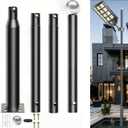 Street Light Pole 13ft Tall Outdoor Solar Split Lamp Post