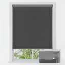 LazBlinds No Drill Cordless Cellular Shades, 24" W x 64" H, Black
