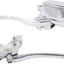 ApplianPar Universal Left and Right Handlebar 7/8 Inch 22mm Hydraulic Brake Control Master Cylinder Clutch Lever for Motorcycle Pit Dirt Bike