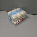 2 x 3 Pack (3 x 50g) Crochet Yarn with Crochet Hook - Worsted Medium Yarn for Crocheting - Easy-to-See Stitches Cotton-Nylon Blend Beginner Knitting Yarns for Adults and Kids (Milky White)