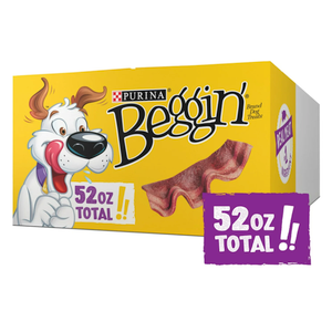 Purina Beggin' Strips Dog Treats, Bacon and Peanut Butter Flavored Dog Treats, 56 oz, BB 10/2026