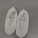 Danshuz Kid's Gymnatic Soft Dance Loafers, White, Leather, size 9 toddler
