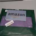 OTOSTAR Velvet Soft Decorative Throw Pillow Covers 24 x 24 Inch Solid Square Cushion Case Home Decor Pillow Covers for Couch Sofa Living Room Bedroom Decorative Pillowcases Set of 2 (Purple)