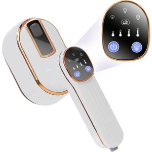 Travel Steamer Iron for Clothes Mini - Portable Ironing Machine Travel Small Size Portable Steamer Travel College Dorm Home Essentials Steamer for Clothes(White)