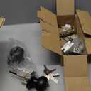 Exterior Door Knob with Lock and Key, 4 Pack Keyed Alike Entry Door Knob for Front Door Lock Set, Matte Black Bedroom Door Knobs with Lock and Single Cylinder Deadbolt Set