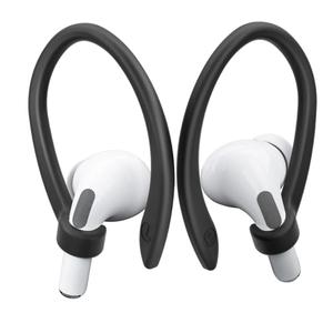 2 Pairs AirPods Ear Hooks for AirPods Pro 2, AirPods Pro, AirPods 4, 3, 2 & 1, Upgraded Anti Slip Sports Clip Hooks for AirPods 1, 2, 3, 4,Pro, Pro 2 – Black