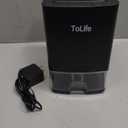 ToLife Dehumidifiers for Home 30 OZ Water Tank with Auto-Off, Portable Small Dehumidifier for Room, Bathroom, Bedroom, RV, Closet 500 sq.ft, 7 Colors LED Light, Black, TZ-C1