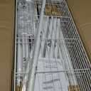 Ulif U6 Clothes Drying Rack, 5-Tier Over Washer and Dryer Laundry Room Storage and Organizer, Heavy-Duty Space Saver, 65.3" W x 13.4" D x 77.5" H, White, Large: 65.3W x 13.4D x 77.5H