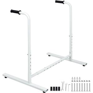 Heavy-Duty Adjustable Stand Assist Aid for Elderly - 500 lbs Capacity, Portable Sit-to-Stand Lift Assist for Couch, Chair & Bed - Non-Slip Covers, Easy Assembly, White