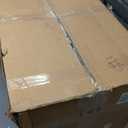 DAGONHIL Mid Century Modern Upholstered Accent Chair,Petal Vanity Chair,Retro Leisure Velvet Single Sofa with Golden Metal Legs for Living Room/Bedroom(Light Pink)