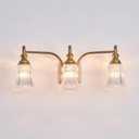 Bathroom Light Fixture Brass Vanity Lighting 3 Lights Bathroom Wall Scone for Bedroom Living Room Hallway