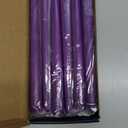 NIKY 10 inch Taper Candles Set of 12 Unscented Dripless Candlesticks 8 Hours Long Burning for Home Decoration Wedding Parties and Special Occasion Purple