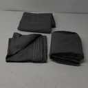 SONORO KATE Bed Sheet Set Super Soft Microfiber 1800 Thread Count Luxury Egyptian Sheets 16-Inch Deep Pocket Wrinkle and Hypoallergenic-4 Piece(Queen Dark Grey)