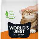 WORLD'S BEST CAT LITTER Low Tracking & Dust Control Multiple Cat Unscented 8-Pounds - Natural Ingredients, Quick Clumping, Flushable & Made in USA - Long-Lasting Odor Control & Easy Scooping