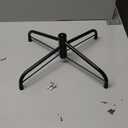 KUANVE Metal Christmas Tree Stand, 16 Inch Folding Xmas Tree Stand Base for 1-3 Ft Christmas Artificial Tree, Replacement Christmas Tree Holder Fit Under 0.87 Inch Pole Xmas Fake Tree