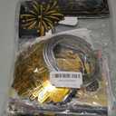 Happy New Years Decorations 2026, New Year Eve Party Supplies Kit Included Foil Curtains Banner Photo Frame Headband Glasses NYE New Year Party Glasses Foil Ballons Party Favor Decor