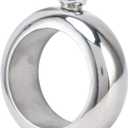 Wine Flask Gift, NonRusty Stainless Steel Flask Bracelets for Whiskey