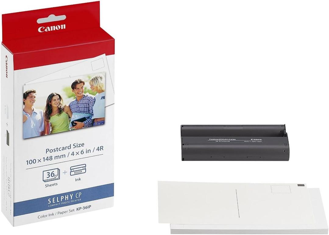 Canon 7737A001 Ink Cartridge and Photo Paper
