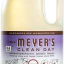 MRS. MEYER'S CLEAN DAY Liquid Laundry Detergent, Biodegradable Formula Infused with Essential Oils, Compassion Flower, 64 oz (64 Loads)