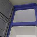 VEVOR NLS45, 12 Volt Car Refrigerator Fridge, 32 L Dual Zone Portable Freezer, -4℉-68℉ Adjustable Range, 12/24V DC and 100-240V AC Compressor Cooler for Outdoor, Camping, RV, Bule and grey