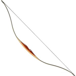 54" Traditional Laminated Recurve Bow/Archery Amercian Hunting&Target Horse Bow/Longbow Most Arrows fits,15-55 lbs for Kids Teens & Adults (Left)