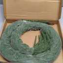 2Pcs 6FT Norfolk Pine Garlands Realistic, Real Touch Winter Xmas Garland, Christmas Decorations Indoor Outdoor, Artificial Holiday Decor Faux Greenery for Mantle, Fireplace, Table