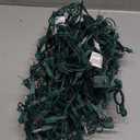 PREXTEX 50 Count Clear Christmas Tree Lights - 10 ft Warm White String Lights with Green Wire - Indoor and Outdoor Mini Light for Christmas, Holiday Decorations, Trees, Fences, Patios and More