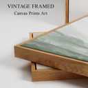 Vaskuro Large Framed Art, Modern Abstract Picture, Sage Green Decor, 3 Pcs, 24"L x 16"W X 3