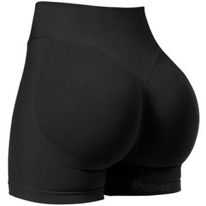VOYJOY Women Workout Impact Shorts 2.5"/ 3.6"/ 4.5"/ 6" Scrunch Butt Lifting Gym Seamless Booty Biker Shorts M