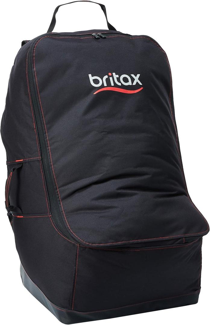 Britax Car Seat Travel Bag with Padded Backpack Straps | Water Resistant + Built-in Wheels + Multiple Carry Handles