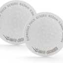 MHW-3BOMBER 53mm Espresso Puck Screen 2 Packs Metal Coffee Filter Reusable Espresso Filters for 54mm Portafilter Basket 0.8mm Thickness FG7009M-OS (Silver)