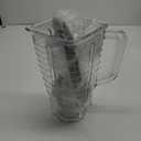 Replacement parts 5-Cup Square Plastic Jar With Lid,Compatible with Oster Blenders