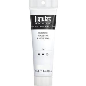 Liquitex Professional Heavy Body Acrylic Paint, 4.65-oz (138ml) Tube, Titanium White