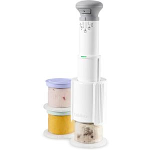 Cuisinart FastFreeze 5-in-1 Ice Cream, Sorbet, Milkshakes, Slushies and Mix-In Frozen Dessert Maker, Compact Machine, Easy to Use, Includes 3 Mixing Cups with Lids, ICE-FD10 (Dessert Maker Machine)