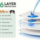 DUMOS 100 Count Puppy Pads for Dogs, 22" x 22" Potty Puppy Training Pad, Dog Cat Pee Pads, Super Absorbency Disposable Pet Leakproof Quick Drying Pad