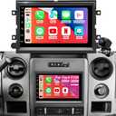 5GWiFi Car Radio for Ford F150 2004-2008, F250/F350 2006-2016, E150/E250/E350 2009-2014, Fusion 2006-2009, 7 Inch Touchscreen Stereo with Carplay Android Auto, Bluetooth, GPS, Backup Camera, SWC, FM